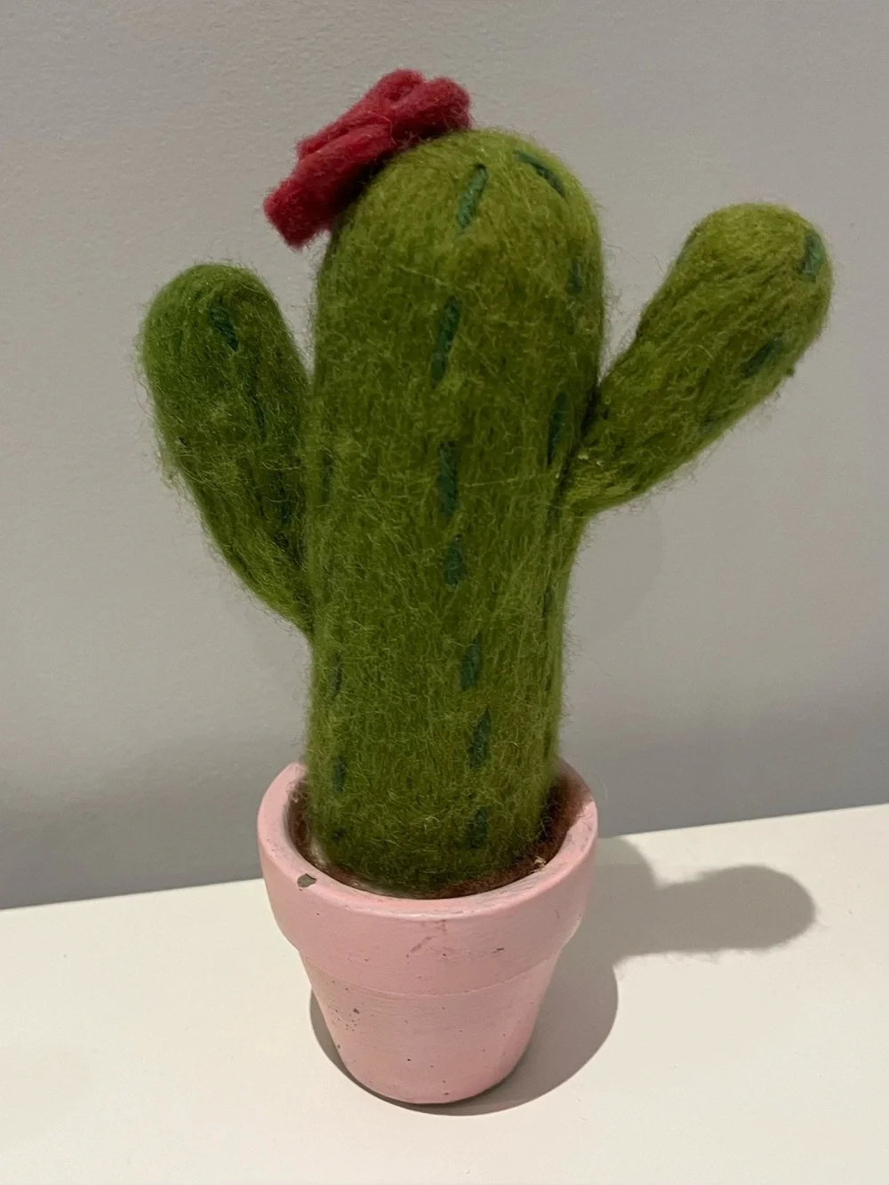 Ashland Felt Potted Cactus Tabletop Decor Green SET OF 4 - Picture 7 of 8